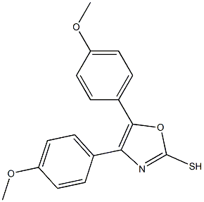 4,5-di(4-methoxyphenyl)-1,3-oxazole-2-thiol