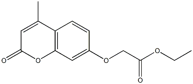 ethyl 2-[(4-methyl-2-oxo-2H-chromen-7-yl)oxy]acetate Structure