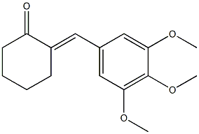 2-(3,4,5-trimethoxybenzylidene)cyclohexan-1-one|