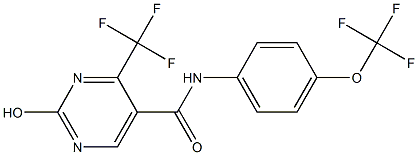 N5-[4-(trifluoromethoxy)phenyl]-2-hydroxy-4-(trifluoromethyl)pyrimidine-5-carboxamide|