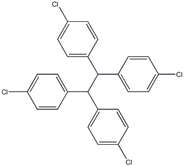 1-chloro-4-[1,2,2-tri(4-chlorophenyl)ethyl]benzene Structure