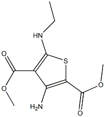 dimethyl 3-amino-5-(ethylamino)thiophene-2,4-dicarboxylate