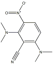 2,6-di(dimethylamino)-3-nitrobenzonitrile Structure