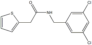 N1-(3,5-dichlorobenzyl)-2-(2-thienyl)acetamide Structure