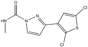  N1-methyl-3-(2,5-dichloro-3-thienyl)-1H-pyrazole-1-carboxamide