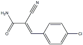 3-(4-chlorophenyl)-2-cyanoacrylamide