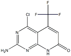 2-amino-4-chloro-5-(trifluoromethyl)pyrido[2,3-d]pyrimidin-7(8H)-one|