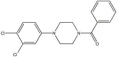 [4-(3,4-dichlorophenyl)piperazino](phenyl)methanone Structure