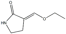 3-(ethoxymethylene)-2-pyrrolidinone 化学構造式