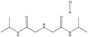 N-isopropyl-2-{[2-(isopropylamino)-2-oxoethyl]amino}acetamide hydrochloride,,结构式