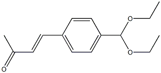 4-[4-(diethoxymethyl)phenyl]-3-buten-2-one 结构式