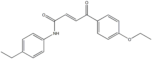 (E)-4-(4-ethoxyphenyl)-N-(4-ethylphenyl)-4-oxo-2-butenamide