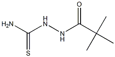 2-(2,2-dimethylpropanoyl)-1-hydrazinecarbothioamide Structure