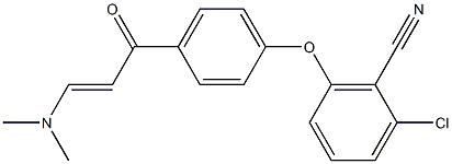 2-chloro-6-{4-[3-(dimethylamino)acryloyl]phenoxy}benzonitrile