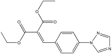 diethyl 2-{[4-(1H-1,2,4-triazol-1-yl)phenyl]methylene}malonate