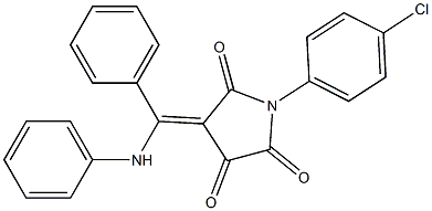 4-[anilino(phenyl)methylidene]-1-(4-chlorophenyl)pyrrolidine-2,3,5-trione