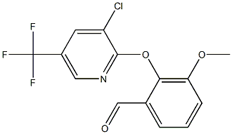 2-{[3-chloro-5-(trifluoromethyl)-2-pyridinyl]oxy}-3-methoxybenzenecarbaldehyde Structure