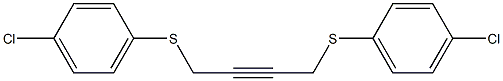 1-chloro-4-({4-[(4-chlorophenyl)thio]but-2-ynyl}thio)benzene Structure