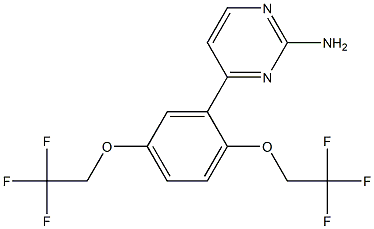 4-[2,5-di(2,2,2-trifluoroethoxy)phenyl]pyrimidin-2-amine