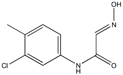 N1-(3-chloro-4-methylphenyl)-2-hydroxyiminoacetamide Structure