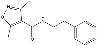 3,5-dimethyl-N-phenethyl-4-isoxazolecarboxamide