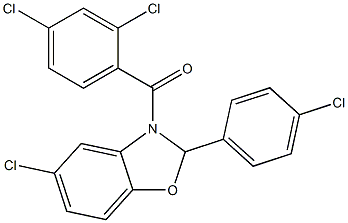 [5-chloro-2-(4-chlorophenyl)-2,3-dihydro-1,3-benzoxazol-3-yl](2,4-dichlorophenyl)methanone