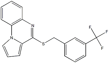 4-{[3-(trifluoromethyl)benzyl]thio}pyrrolo[1,2-a]quinoxaline|