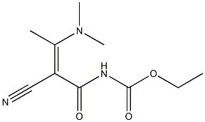 ethyl N-[2-cyano-3-(dimethylamino)-2-butenoyl]carbamate