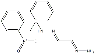 ethanedial 1-methyl-1-(2-nitrophenyl)-2-phenyldihydrazone 化学構造式