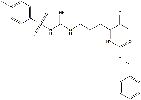  2-{[(benzyloxy)carbonyl]amino}-5-[(imino{[(4-methylphenyl)sulfonyl]amino}methyl)amino]pentanoic acid