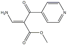 methyl 3-amino-2-isonicotinoylacrylate 结构式