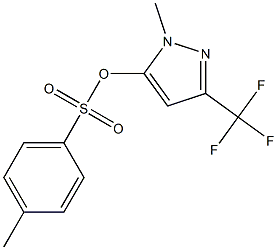 1-methyl-3-(trifluoromethyl)-1H-pyrazol-5-yl 4-methylbenzene-1-sulfonate|