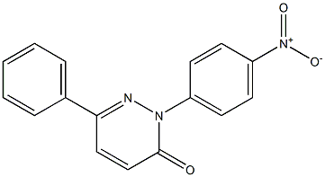 2-(4-nitrophenyl)-6-phenyl-2,3-dihydropyridazin-3-one Struktur