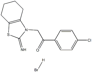 1-(4-chlorophenyl)-2-[2-imino-4,5,6,7-tetrahydro-1,3-benzothiazol-3(2H)-yl]-1-ethanone hydrobromide|