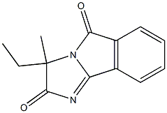 3-ethyl-3-methyl-2,5-dihydro-3H-imidazo[2,1-a]isoindole-2,5-dione,,结构式