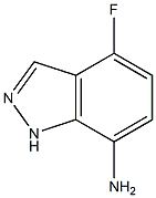 4-fluoro-1H-indazol-7-amine Struktur