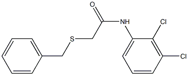 N1-(2,3-dichlorophenyl)-2-(benzylthio)acetamide Structure