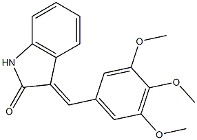 3-(3,4,5-trimethoxybenzylidene)indolin-2-one