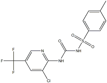 3-chloro-2-[({[(4-methylphenyl)sulfonyl]amino}carbonyl)amino]-5-(trifluoromethyl)pyridine