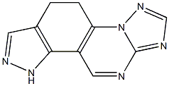 6,9-dihydro-5H-pyrazolo[3,4-f][1,2,4]triazolo[1,5-a]quinazoline 化学構造式