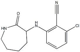 2-chloro-6-[(2-oxoazepan-3-yl)amino]benzonitrile|