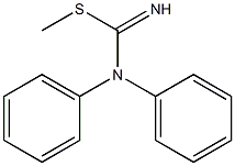 methyl N-phenylanilinomethanimidothioate Structure