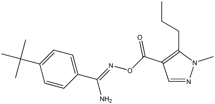 O1-[(1-methyl-5-propyl-1H-pyrazol-4-yl)carbonyl]-4-(tert-butyl)benzene-1-ca rbohydroximamide