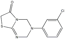 3-(3-chlorophenyl)-3,4,6,7-tetrahydro-2H-[1,3,5]triazino[2,1-b][1,3]thiazol-6-one|