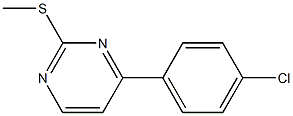 4-(4-chlorophenyl)-2-(methylsulfanyl)pyrimidine|