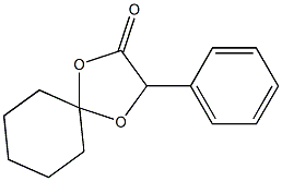 3-phenyl-1,4-dioxaspiro[4.5]decan-2-one,,结构式