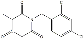 4-(2,4-dichlorobenzyl)-2-methyl-1lambda~4~,4-thiazinane-1,3,5-trione 化学構造式