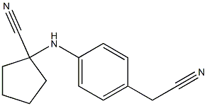 1-[4-(cyanomethyl)anilino]cyclopentane-1-carbonitrile