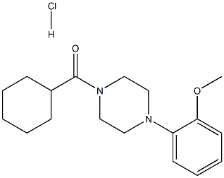 cyclohexyl[4-(2-methoxyphenyl)piperazino]methanone hydrochloride|