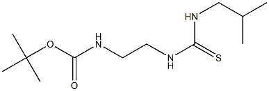 tert-butyl N-(2-{[(isobutylamino)carbothioyl]amino}ethyl)carbamate Structure
